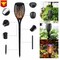 Solar Outdoor LED Landscape Flame Torch Garden Yard Pathway Decor Candle Light
